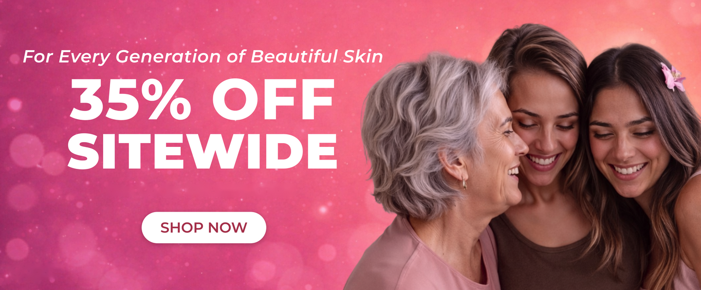 Skincare Essentials seasonal sale banner